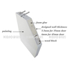 Anti-Corrosive WPC Bathroom Painting Door