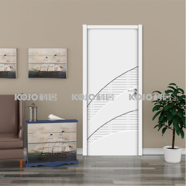 European Style Waterproof No Formaldehyde WPC Entry Door