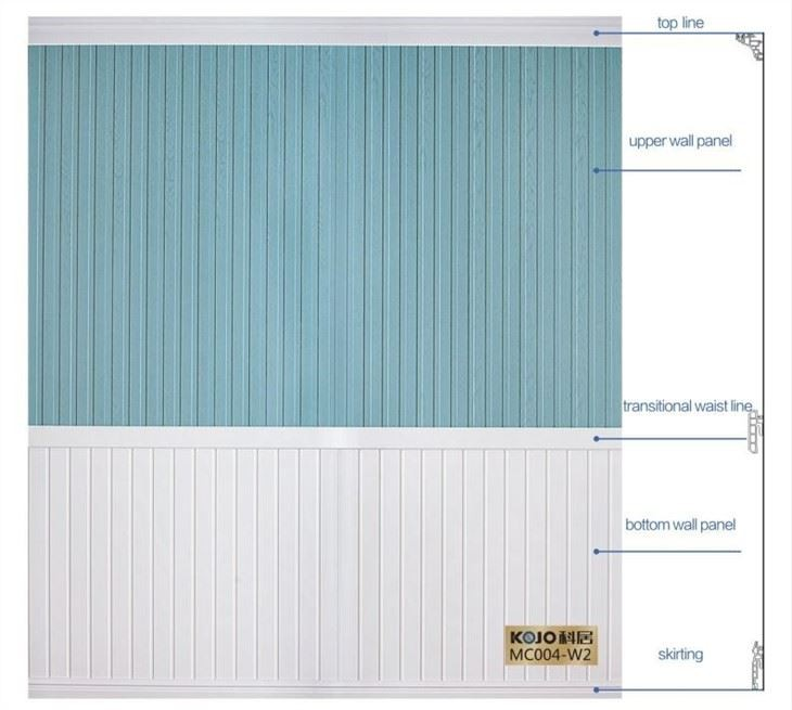 Modular WPC Wall Assemble Module Installation